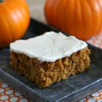 gluten free pumpkin bars recipe