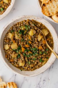 lentil potato soup