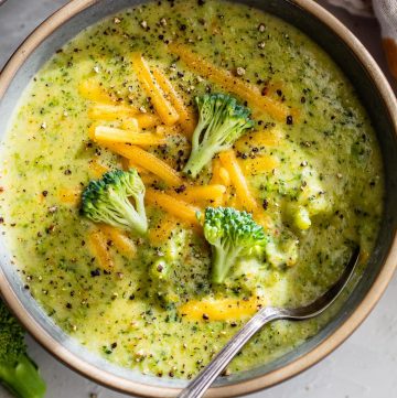 Broccoli Cheddar Soup Recipe