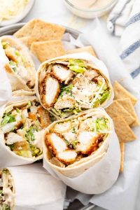 Homemade Chicken Caesar Wrap Recipe