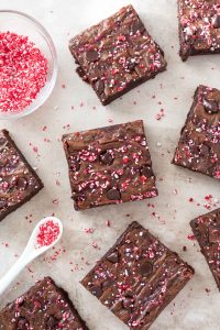 peppermint brownies