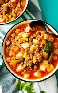 Vegetable Beef Soup: Cold Weather Dinner