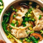 Potstickers Soup With Mushrooms Recipe